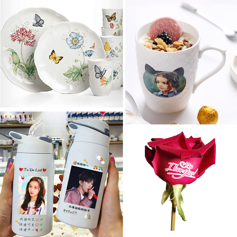 Papel de transferencia de agua transparente para inyección de tinta, papel blanco impreso, papel para calcomanías con tobogán acuático