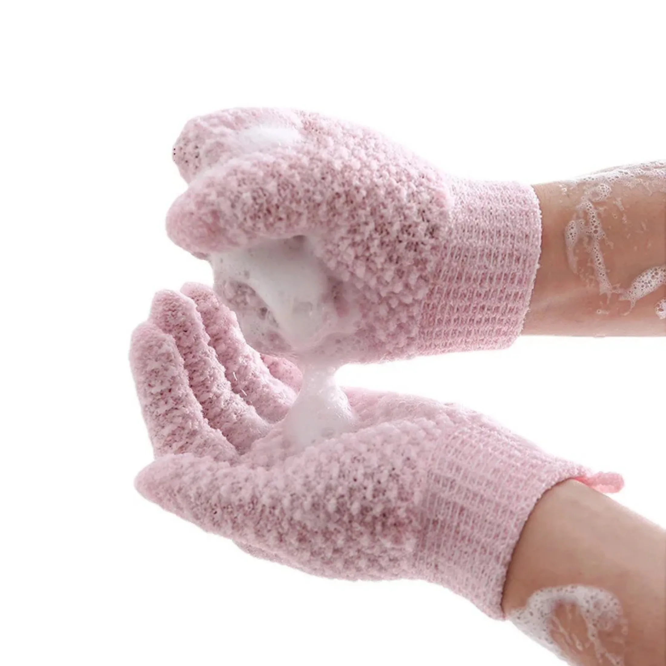 1 Stück neue Reinigung Bad Handschuh Dusche Peeling Körper massage Spa Schaum Reiben Schlamm Peeling Peeling Fünf-Finger-Bad zubehör