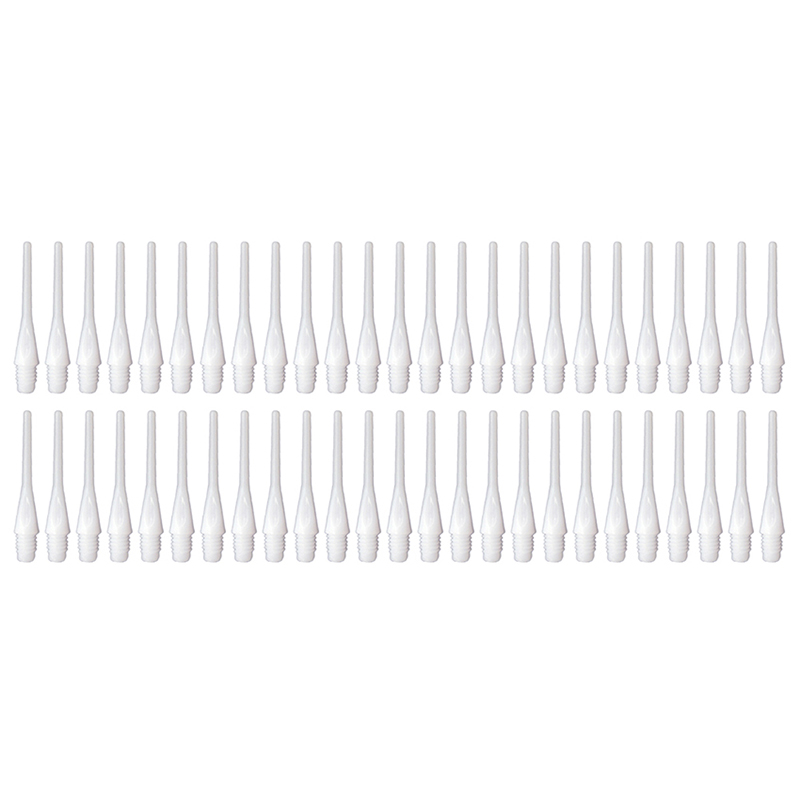 50PCS Soft Plastic Tips Points Needle Replacement White Parts New Safety Plastic Head Accessories