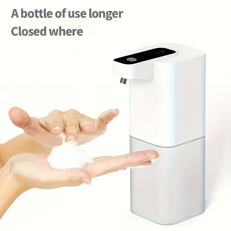 Dispensador de sabão automático p5, espuma com sensor infravermelho, desinfetante para as mãos, recarregável por usb, dispensador de sabão para as banheiros domésticos