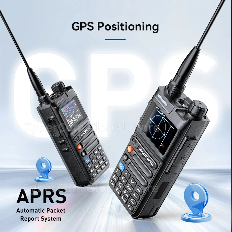 Baofeng UV-26 Walkie Talkie GPS Multi Band Bluetooth การบันทึก AM FM ไร้สายสําเนาความถี่ Type-C Long Range Two Way Ham วิทยุ