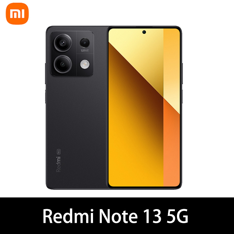 Xiaomi-Smartphone Redmi Note 13, 5G, 6GB RAM, ROM 128GB, NFC,MediaTek Dimensão, 6080,120HZ, Câmera 108MP, Carregamento 33W, 5000mAh