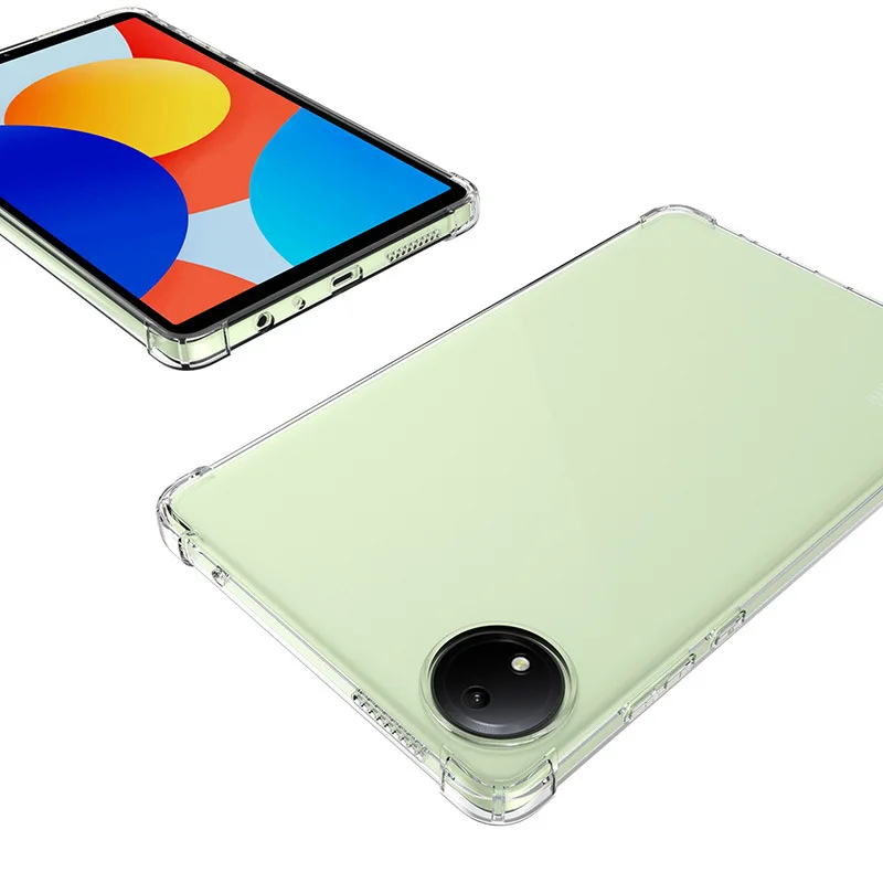 For Redmi Pad SE 8.7" 2024 Case Transparent Air-bags Soft Silicone TPU Protection Shockproof Capa Fundas Shell For RedmiPad 8.7