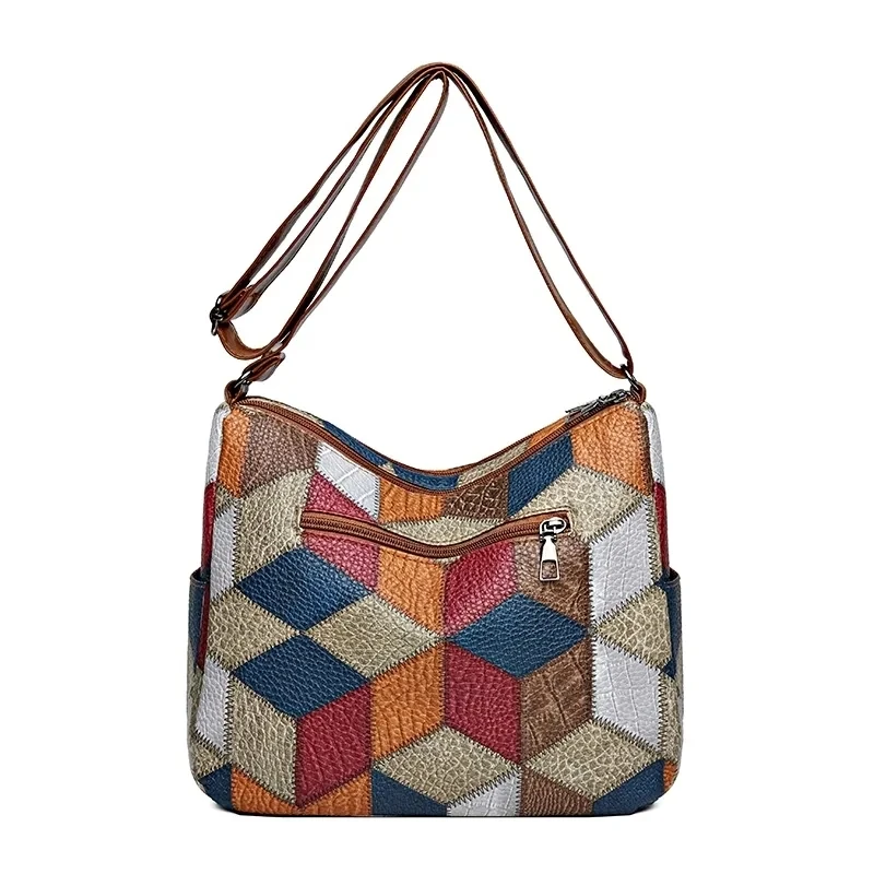 ผู้หญิงElegant Vintage Crossbodyกระเป๋าอินเทรนด์กระเป๋าถือแฟชั่นกระเป๋าสะพายหลายกระเป๋าAll-Match Retroกระเป๋าCrossbodyสําหรับทุกวัน