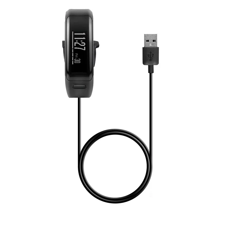 Garmin Vivosmart時間用のUSB充電器ケーブル、急速充電ドック、Garmin VivoSmarthr用のデータコード、explorer x40ウォッチ、1m