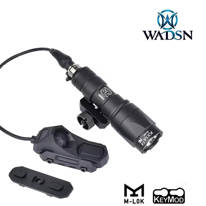 Surefir-linterna táctica SF M300 M600, luz de arma, interruptor AXON, apta para Picatinny MLOK KEYMOD Rail Airsoft, lámpara de pistola de caza, 20mm