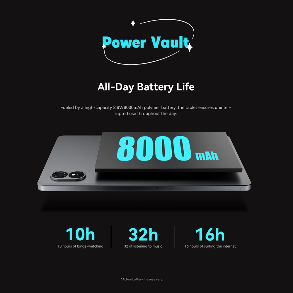 Alldocube iPlay 60 Lite La primera tableta 4G LTE de 11 pulgadas al mundo con Android 14 12 GB de RAM + 128 GB de ROM 8000 mAh compatible con Widevine L1