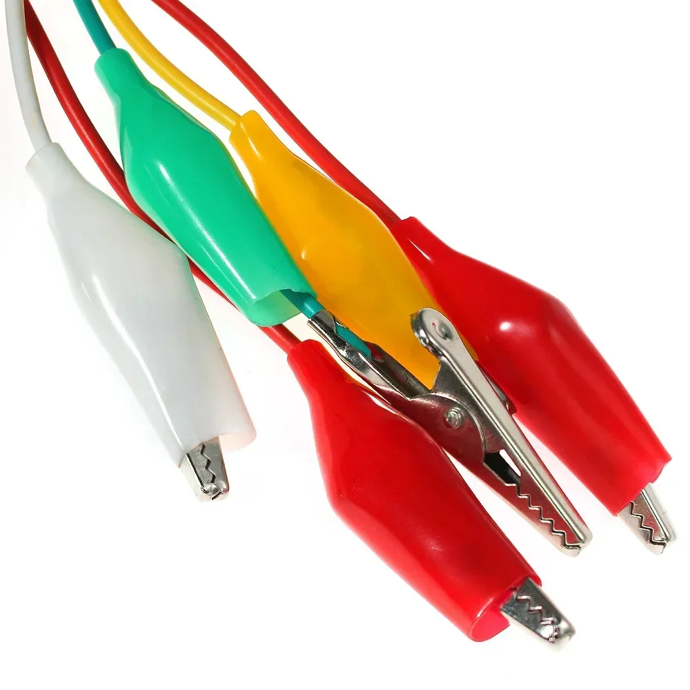 10 Stück Clip-Nummer 45 mm Krokodilklemmen mit Kabelklemmen und Krokodilklemmen für elektrische Krokodilklemmen