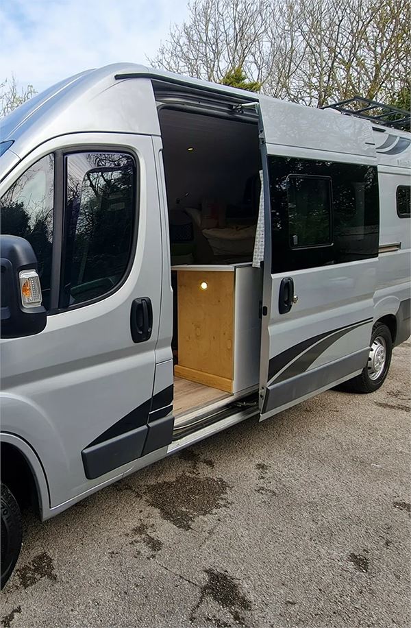 Tope de puerta para Camper Van Sprinter Fiat Ducato Ford Transit Vw Crafter, Kit de Tope de puerta de coche, accesorios para automóvil, 1 Uds.