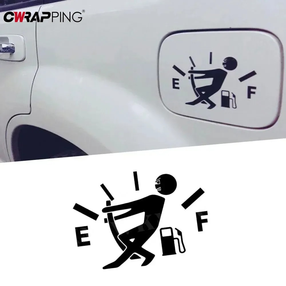 Auto Aufkleber Pull Kraftstoff Tank Zeiger Reflektierende Vinyl Lustige Aufkleber Hohe Gas Aufkleber Kraftstoff Gage Leere Aufkleber Aufkleber Auto Außen