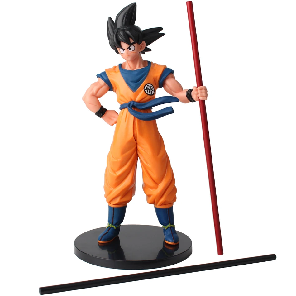 Quente dragon ball son goku super saiyan anime figura 22cm goku dbz figura de ação modelo presentes estatuetas colecionáveis para crianças