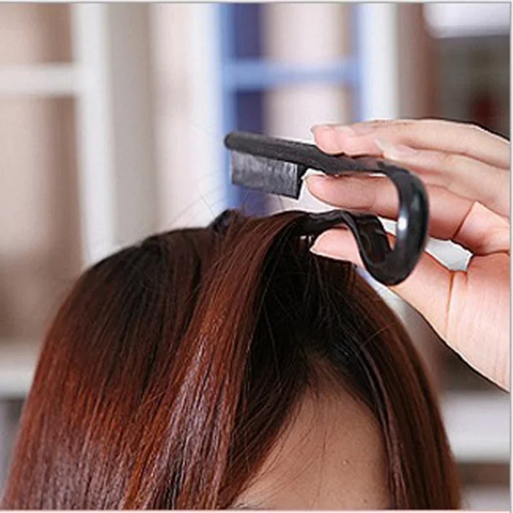 Styling dei capelli Pettine a V Pettine per rifinitura dei capelli disordinato Pettine per stecca per lisciare Strumento per capelli Clip per lisciare Parrucchiere Pettine con cucitura a V