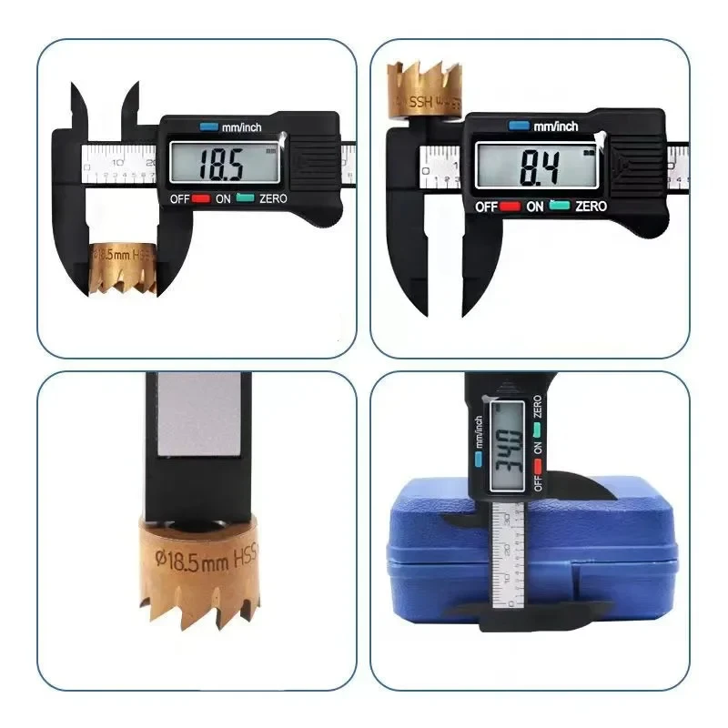 1pc Kunststoff Messschieber Digital Display Messschieber 0-150mm Lineal Elektronische Mikrometer Lineal Höhe Tiefe Mess Werkzeug