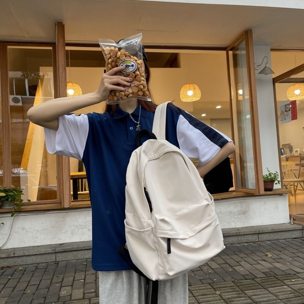 Estudante mochila feminina sacos de escola à prova dwaterproof água grande capacidade ins moda saco mochila saco de viagem