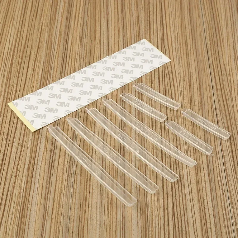 8Pcs/Set Car Door Protector Strip Auto Door Crash Bar Bumper Buffer Trim Guard Edge Corner Car Decoration Accessories