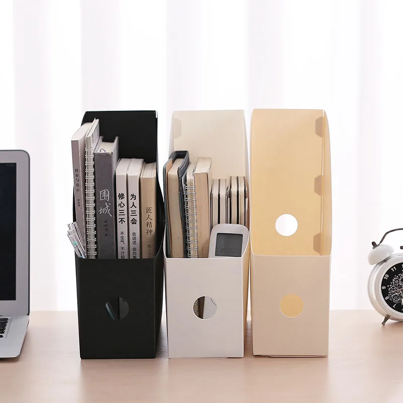 Desk File Folder Book Holder Stationery Document Paper Vertical Storage Organizer Stand Shelf Racks Divided Box New 2024