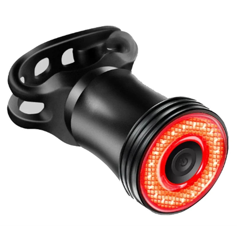 DIGIT-Luce posteriore per bici, luci posteriori per bicicletta con rilevamento del freno per giro notturno, luci posteriori a LED per bici di tipo C ricaricabili