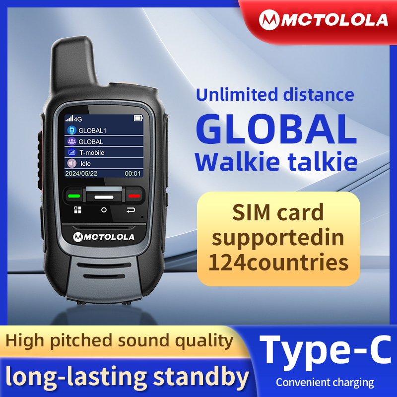 MOTOLOLA Global -4G POC Walkie-Talkie, 5000-kilometer ferngesteuertes Walkie-Talkie, Global Police Civil Fleet Walkie-Talkie (kostenlos)