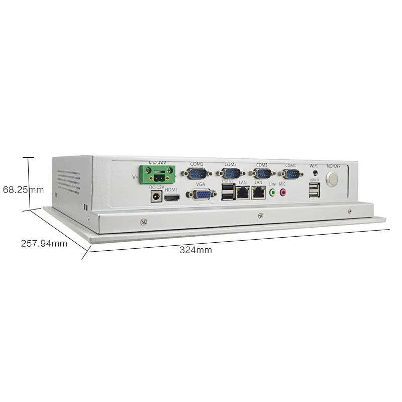 2025 Newboard for Adipcom KHPPC 10.4" TFT LCD J1900 3885U I3-4010U I5-4200U - Energy Efficient Embedded PC for Manufacturing