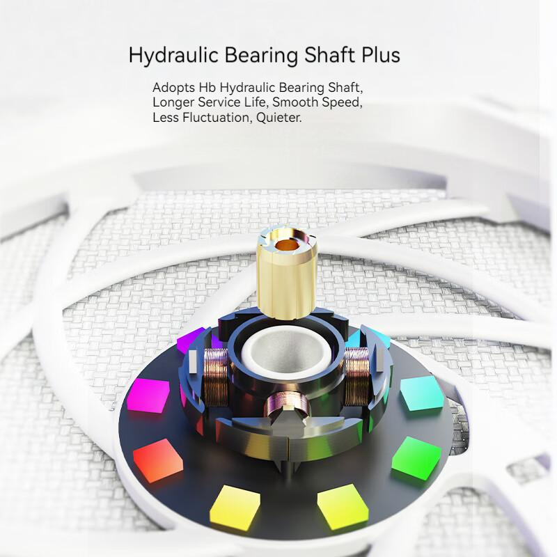 ID-COOLING NO-12015-XT Fans 120mm ARGB Ultra Thin PWM Temperature Control Water Cooling Chassis Cooling Fan Cooler for PC Case