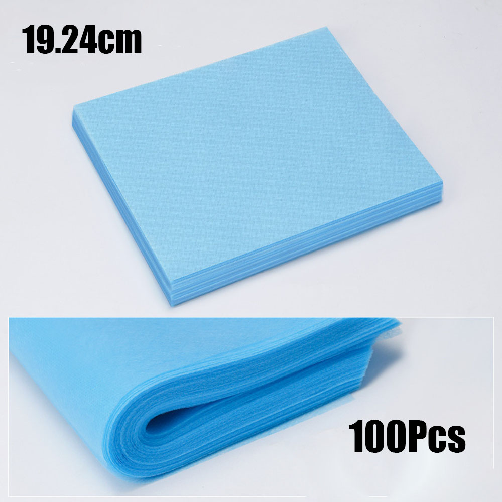 100pcs Disposable Nail Art Vacuum Dust Collector Non-Woven Filter Paper Pink/Blue/White Paper Manicure Machine Dust Filter Paper