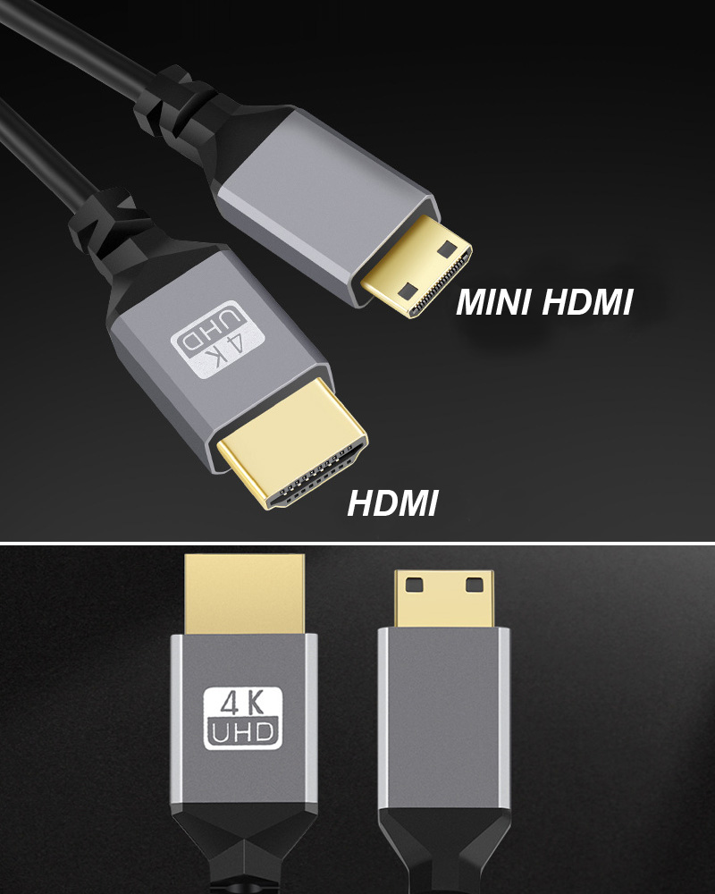 4K @ 60HZ 0.5-2.4M Tương Thích HDMI Sang HDMI/MINI HDMI/ Micro HDMI/cuộN Mở Rộng Linh Hoạt Xoắn Ốc Cáp Đực Cắm Cáp