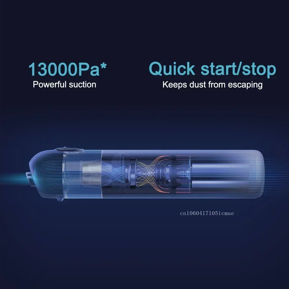 XIAOMI MIJIA Portable Handheld Vacuum Cleaner For Home Car Wireless Vacuum Cleaners 13000PA Cyclone Suction Cleaning Machine