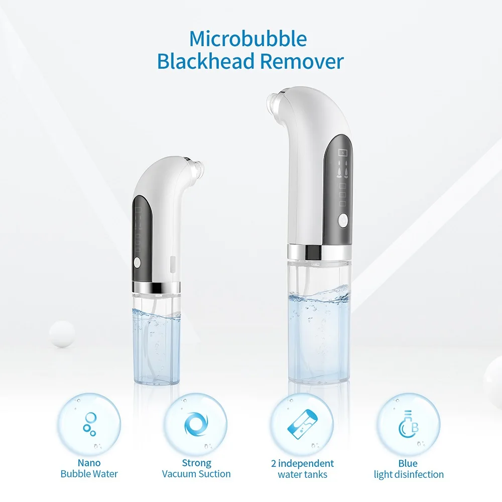 Microbulle dissolvant de points noirs petite bulle Machine de nettoyage du visage Cycle d'eau aspiration sous vide pores nettoyeur de points noirs soins de la peau