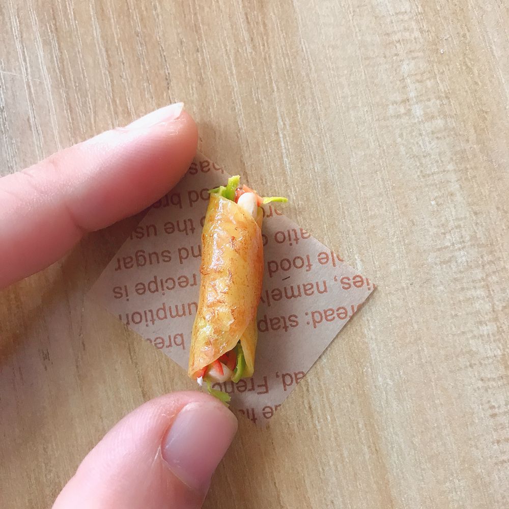 1/12 skala domek dla lalek miniaturowe tacos pieczenie burrito dla Blyth OB11 BJD domek dla lalek kuchnia zagraj w akcesoria do zabawek