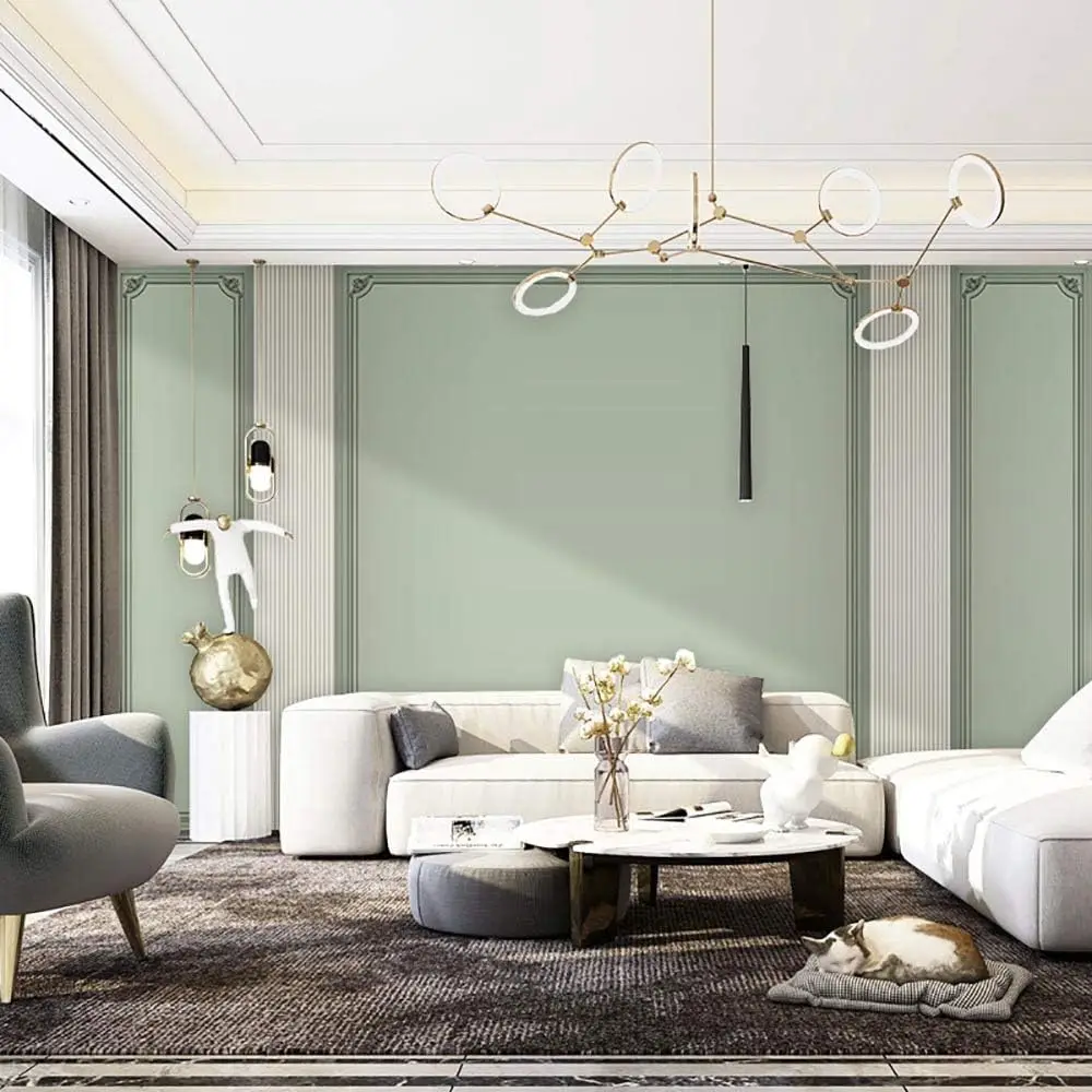 70/80 ความกว้าง Self-กาวฟิล์มสีเขียว Matt หนาสติกเกอร์เฟอร์นิเจอร์ห้องครัวสําหรับตู้โต๊ะผนัง DIY ปรับปรุงวอลล์เปเปอร์