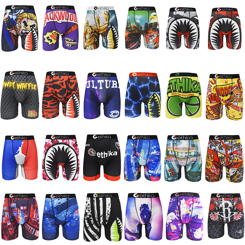 Сексуальное мужское нижнее белье, боксеры, дышащие мужские боксеры, мужские трусы, трусы больших размеров, модные мужские боксеры с принтом, трусы, плавки