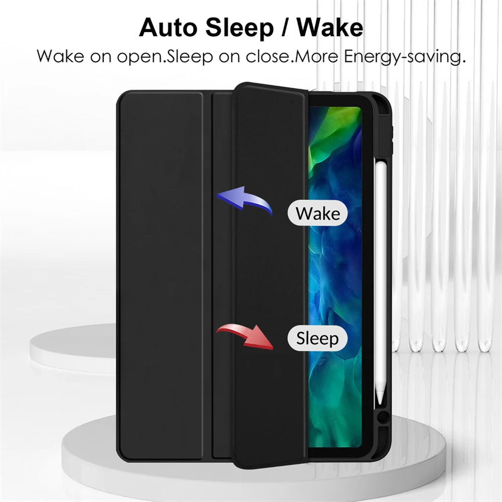 Smart Case for iPad Air 11 inch M2 M3 2025 2024 A16 11th Air 5th 4th Gen Pro11 13 M4 M2 Air 13 M2 M3 iPad 10th 9th 8 7 10.2 10.5
