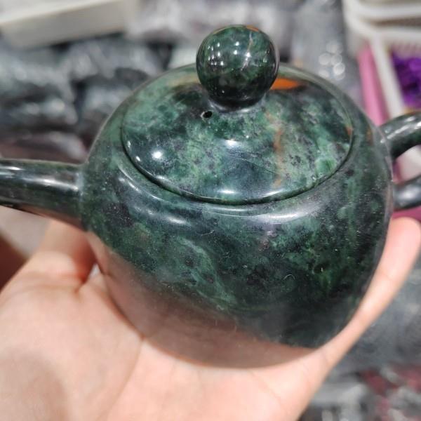 Yao Wangshi tetera para el hogar, tetera de Jade puro, Jade oscuro, té, vino