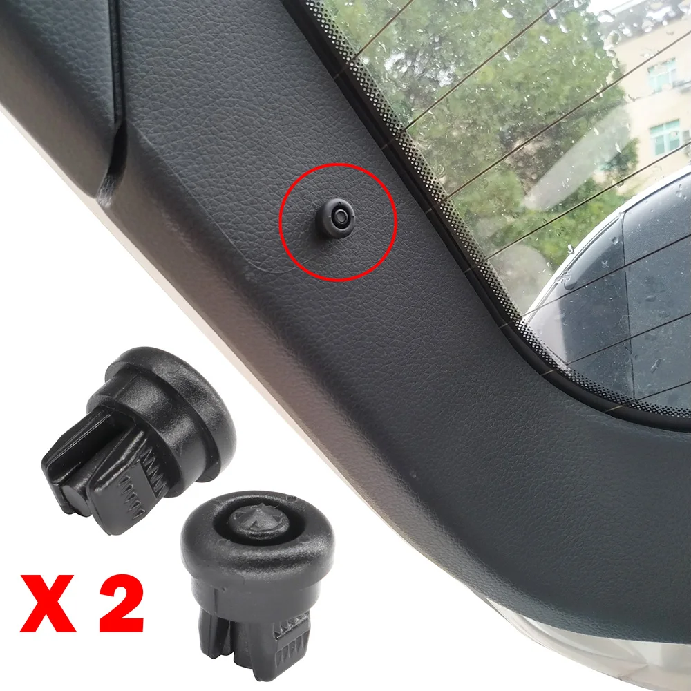 2 piezas para Renault Clio Megane Scenic Laguna Modus MK1 MK2 MK3 1 2 3 maletero trasero paquete estante cuerda colgador Clips 7705099001