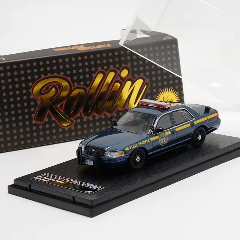 B-M Rollin 1:64 Ford Crown Victoria Interceptor Emergency Vehicle Alloy Model
