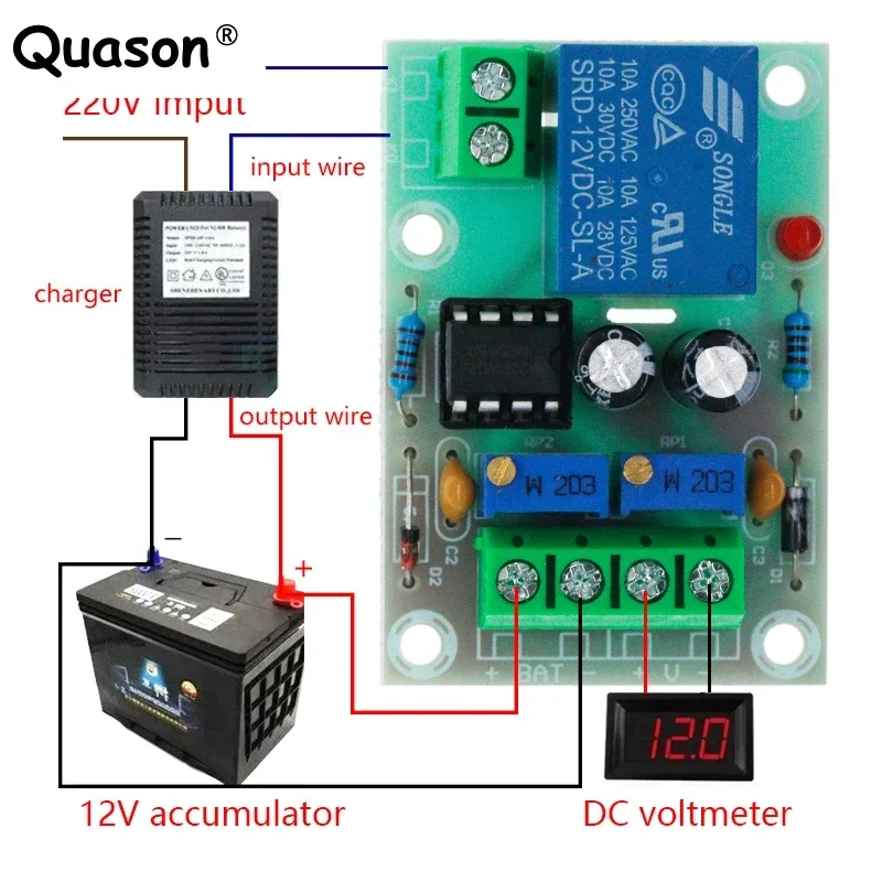 Chất Lượng Cao XH-M601 Pin Sạc Bảng Mạch Điều Khiển Thông Minh 12V Sạc Điện Bảng Điều Khiển Tự Động Sạc Điện