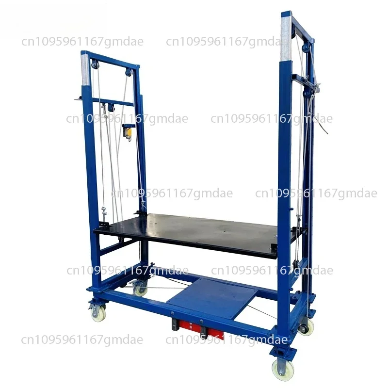 Nueva plataforma de elevación móvil, andamio eléctrico, decoración interior y exterior, sitio de trabajo de gran altitud, desmontaje plegable