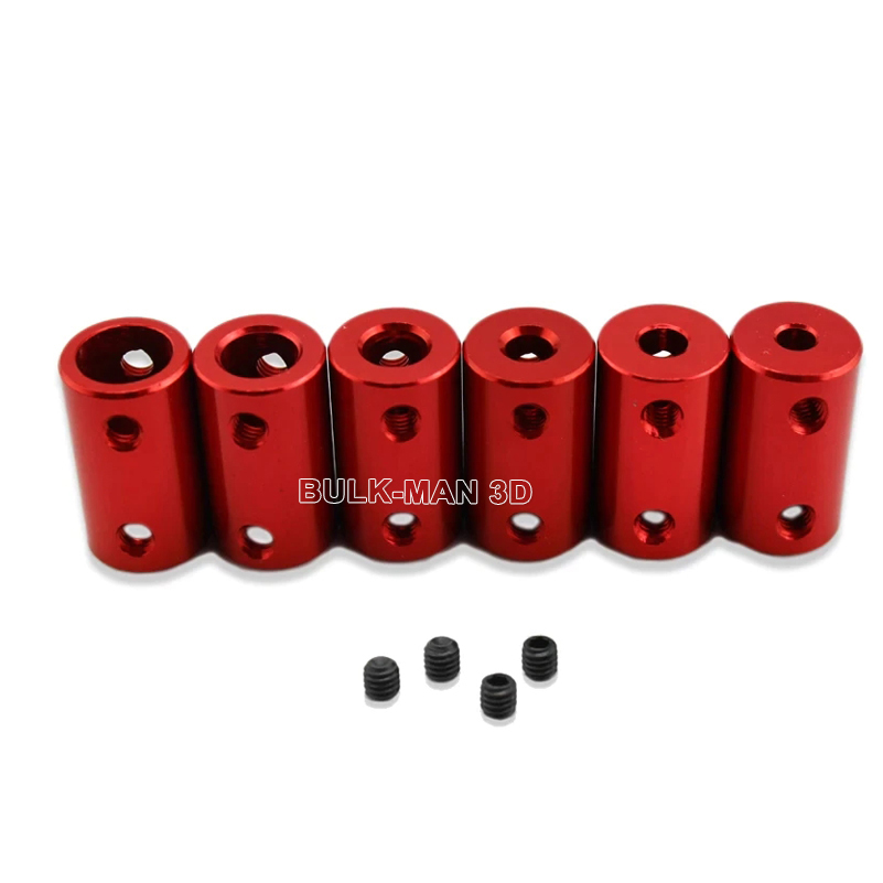 알루미늄 경질 샤프트 커플링 모터 커넥터 커플러, 스텝퍼 모터 3D 프린터용, D12L20, 2mm, 2.3mm, 3mm, 3.17mm, 4mm, 5mm, 6mm