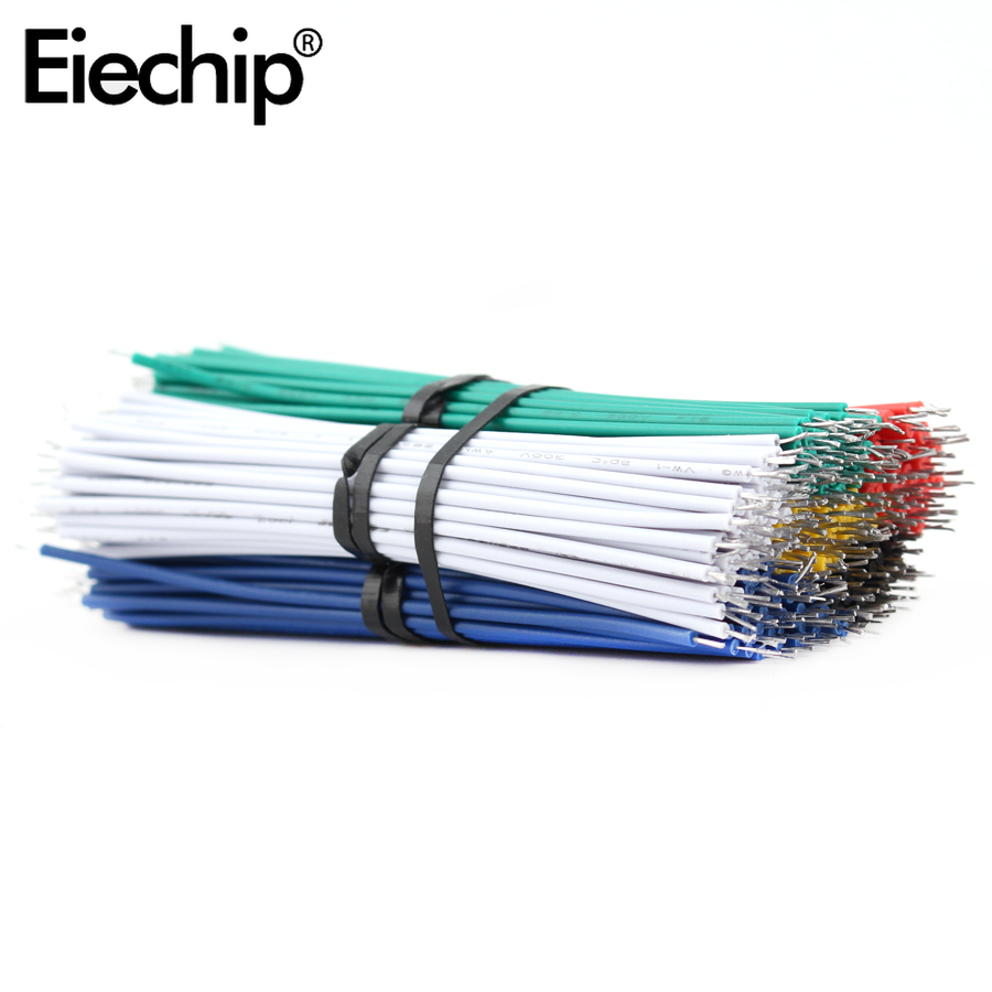 24AWG 주석 도금 브레드보드 점퍼 케이블 와이어 8cm 24AWG 플라이 점퍼 와이어 케이블 주석 도체 와이어 1007-24AWG