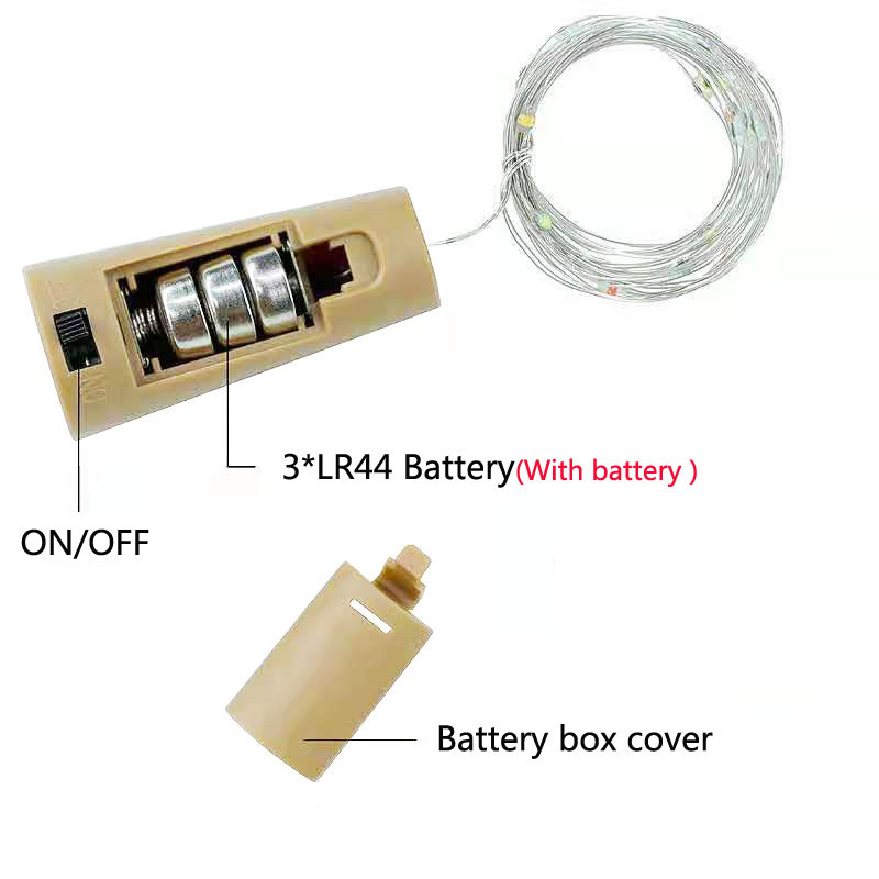 코르크 LED 문자열 조명과 6pcs 와인 병 빛 배터리 전원 요정 조명 갈 랜드 크리스마스 파티 웨딩 바 장식
