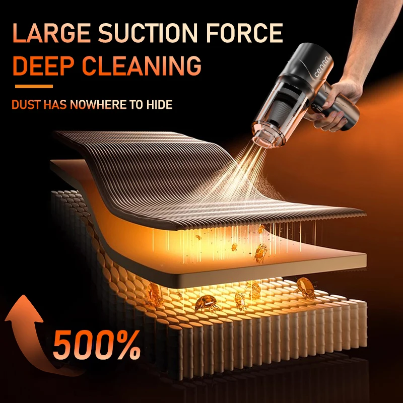 CENRR 895000PA Автомобильный пылесос Беспроводной мощный беспроводной автомобильный пылесос Ручной портативный автомобильный пылесос