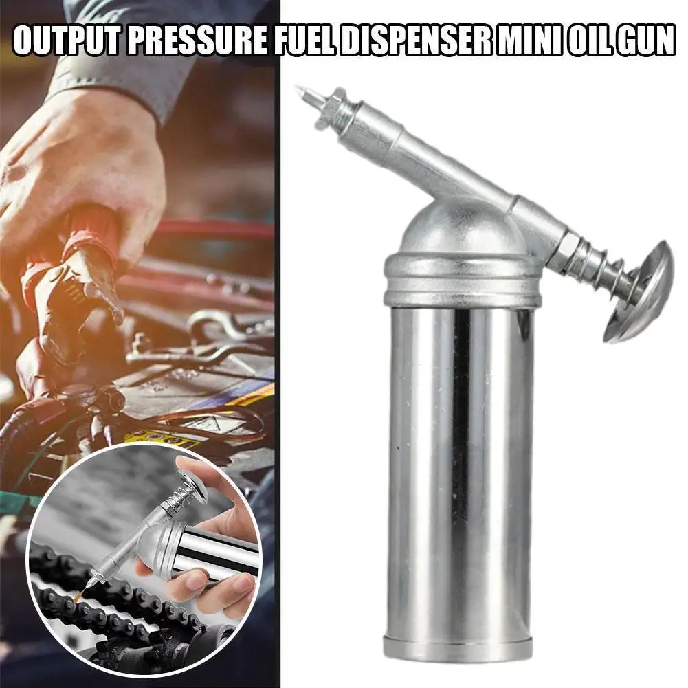 MINI ปืนจาระบีเครื่อง 80cc ความจุ 1000PSI ความดันเอาต์พุต Oiler มือถือแรงดันสูง Oiler เครื่องมือ
