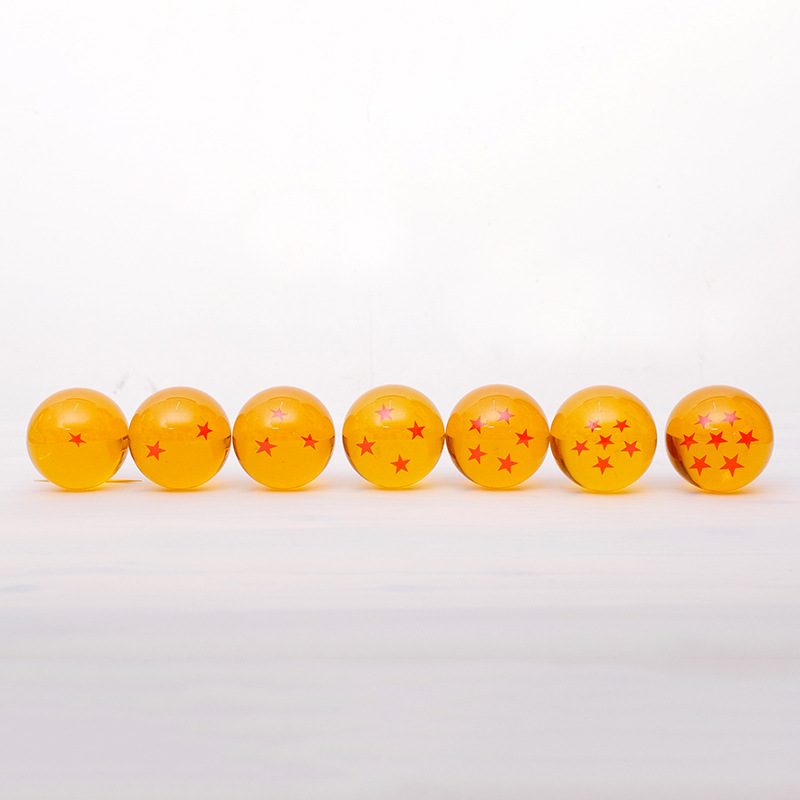 7 ชิ้น/เซ็ต 3.5 ซม.1:1 เรซิ่น Ball Action Figure ของเล่นเรียก Shenron Wishing คอลเลกชันอะนิเมะชุดของขวัญ