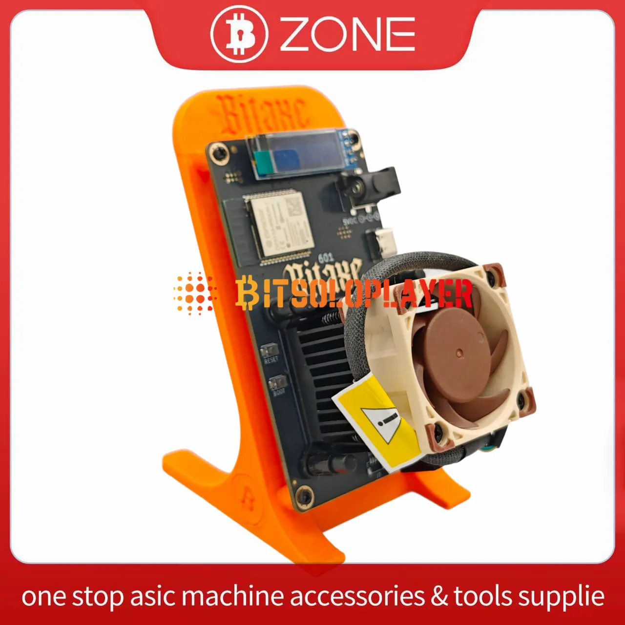 100% bastante Bitaxe Gamma 601 1.2Th/s 1370 Asic Chip Bitcoin Miner com ventilador PWM NF-A4X20