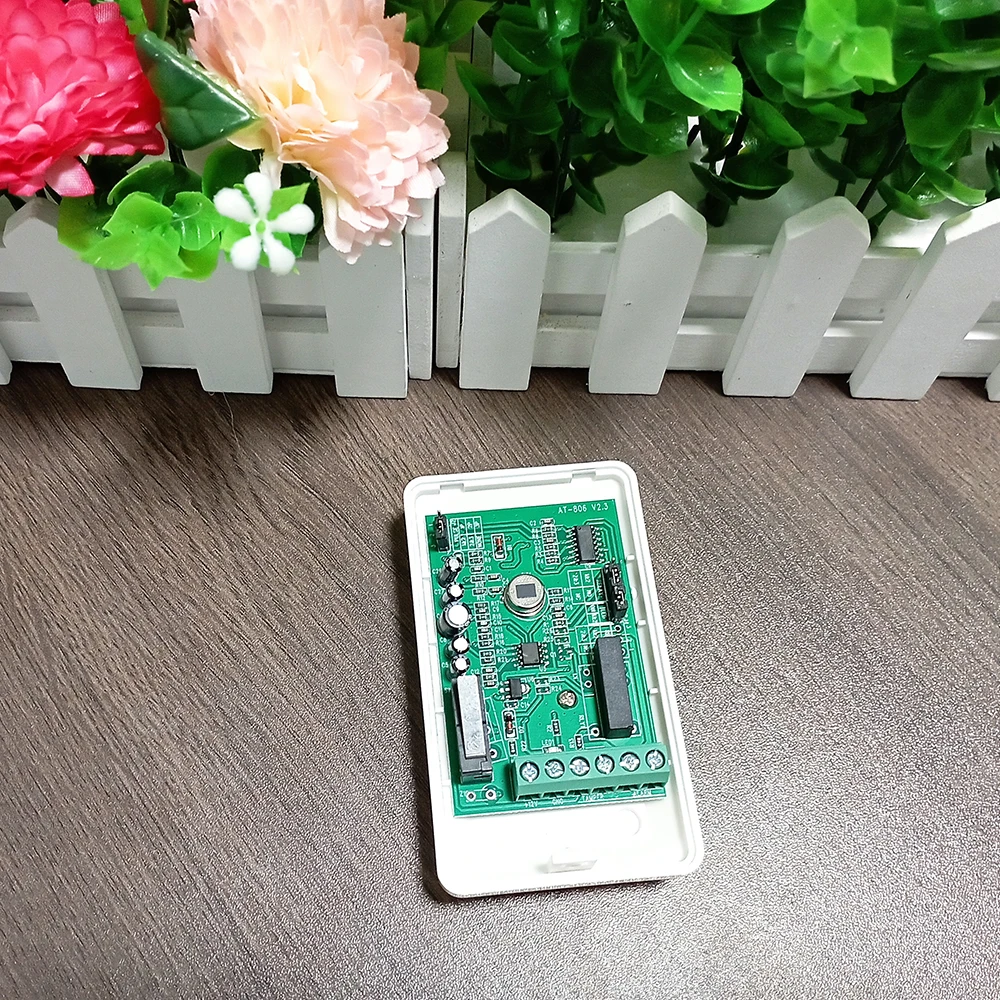 Wofea Motion Detector ประเภทแบบมีสาย PIR Sensor สวิตช์เครื่องตรวจจับอินฟราเรดไม่มีเอาต์พุต NC 12V