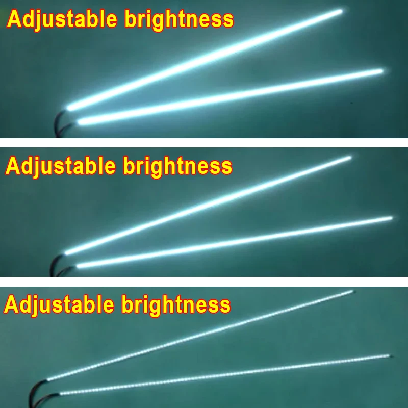 Envío gratis 10 Uds 24 ''540mm brillo ajustable kit de tira de LED para iluminación trasera, actualización de panel CCFL LCD de 24 pulgadas de ancho a retroiluminación LED