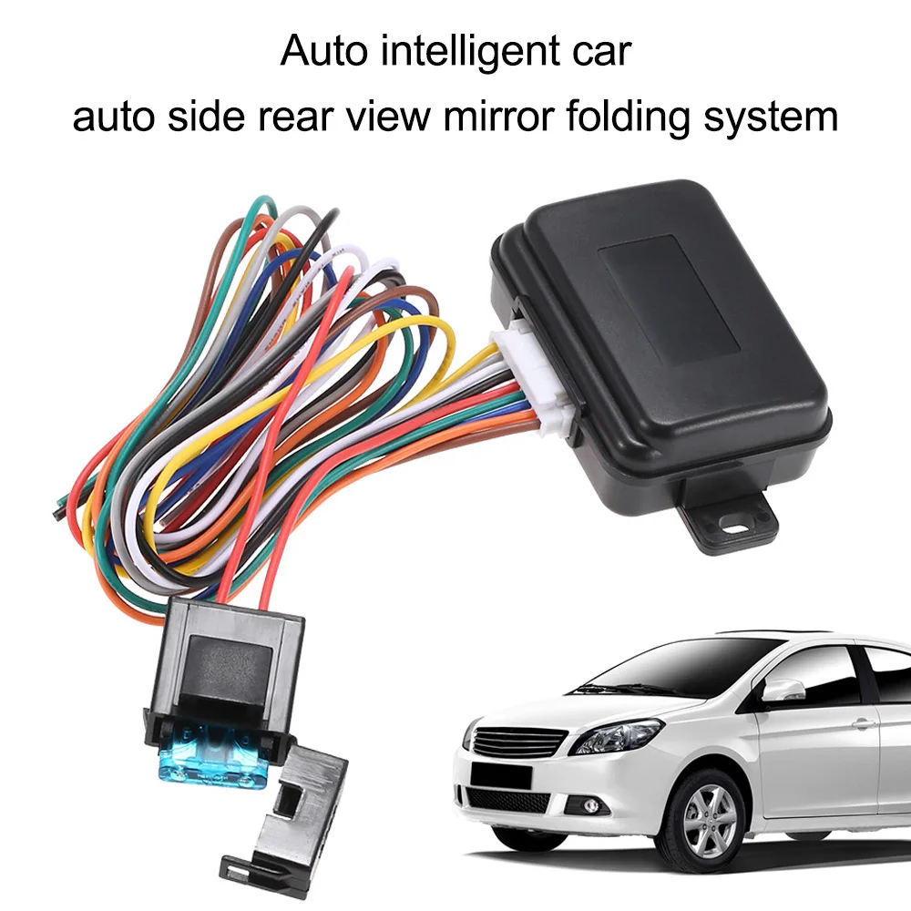 Sistema Inteligente Automotivo Espelho Lateral Dobrável, Espelho Retrovisor Lateral Do Carro Controlador De Dobramento, Interruptor De Dobramento Do Espelho Elétrico Do Veículo