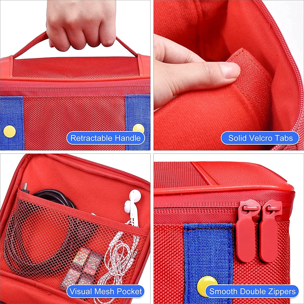 Large Carrying Case for Nintendo Switch OLED Console Pro Controller Travel Storage Bag Case Compatible Nintendo Switch Joycon