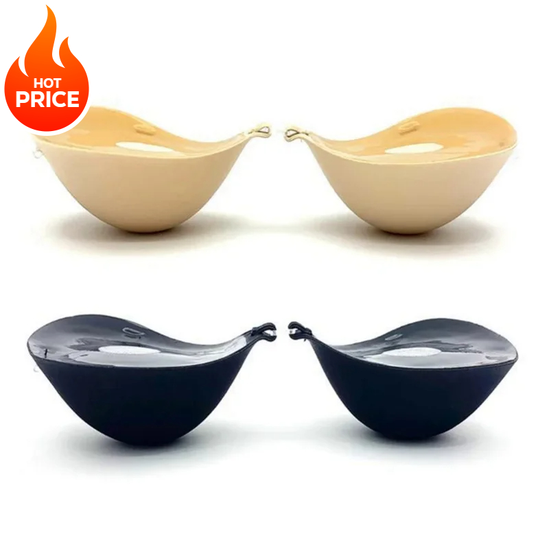 Thick Invisible Bra Thickened Chest Sticker Flat Chest Display Big Silicone Breast Sticker Bridal Wedding Dress 2.5CM/5CM/6CM