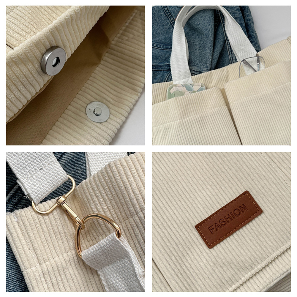 Torebka damska, nowa modna płócienna torba na ramię o dużej pojemności, torba crossbody, torba dojazdowa zwq